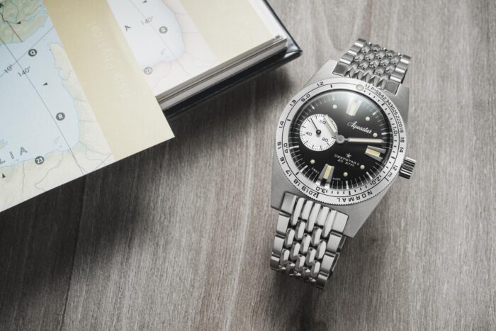 Aquastar Deepstar II - Vintage Black on stainless steel BOR bracelet - Image 3