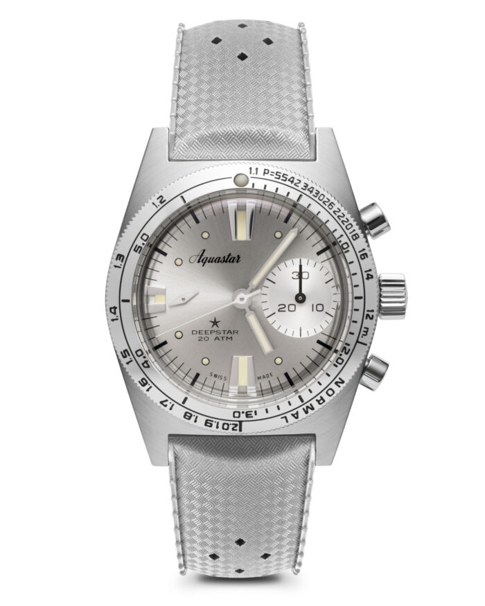 2023 Aquastar Deepstar 39mm Chronograph Silverline - Image 2