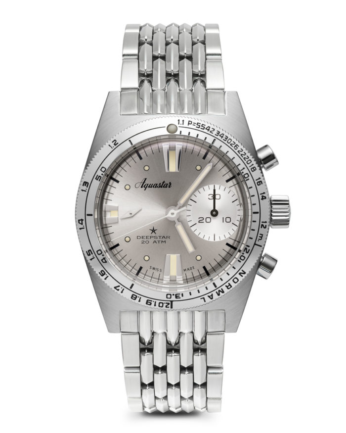 2023 Aquastar Deepstar 39mm Chronograph Silverline - Image 1