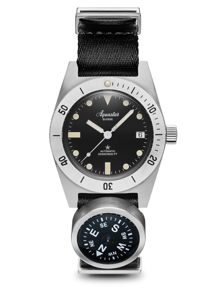 Aquastar Model 60 RE-EDITION Complete Bracelet and Strap Package - Image 9