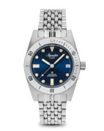 Aquastar Model 60 Steel Blue complete strap/bracelet package